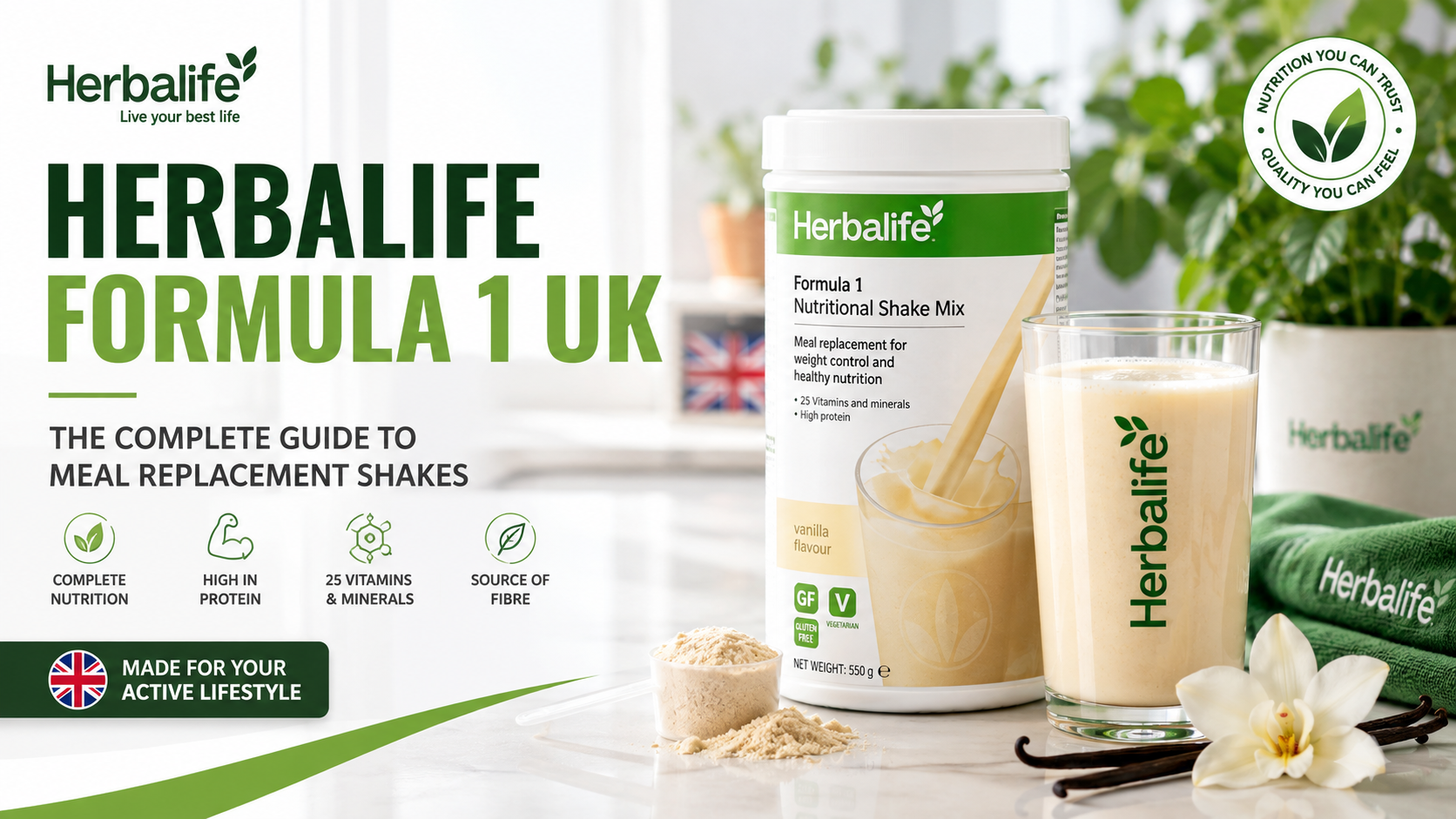 Herbalife Formula 1 UK: The Complete Guide to Meal Replacement Shakes
