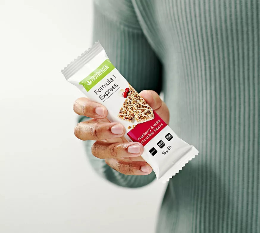 Formula 1 Express Bar - Cranberry & White Chocolate flavour (7 bars per box)
