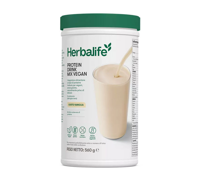 Vegan Protein Drink Mix - Vanilla (560g canister)