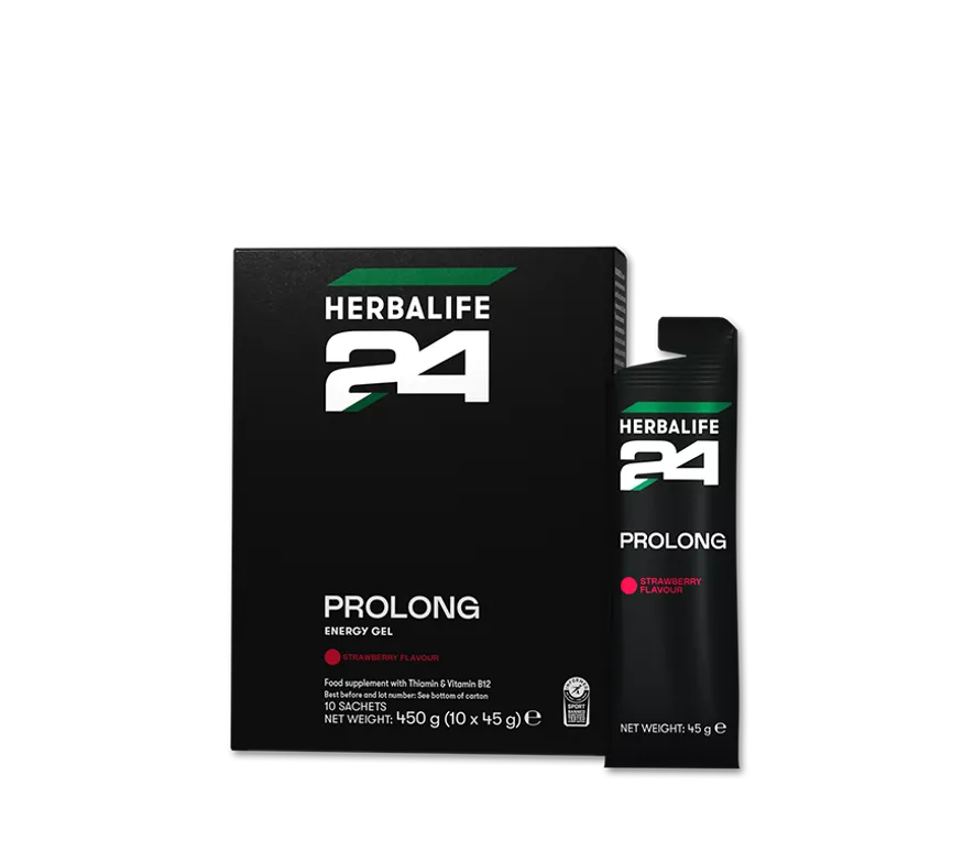 Prolong Energy Gel - Strawberry flavour - 10 x 45g sachets