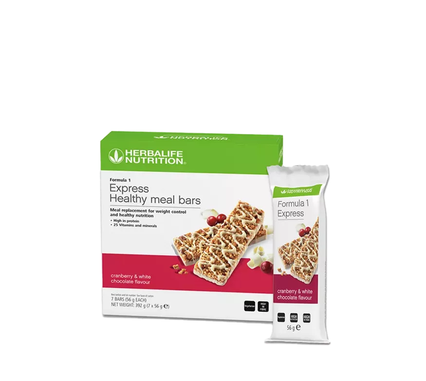 Formula 1 Express Bar - Cranberry & White Chocolate flavour (7 bars per box)